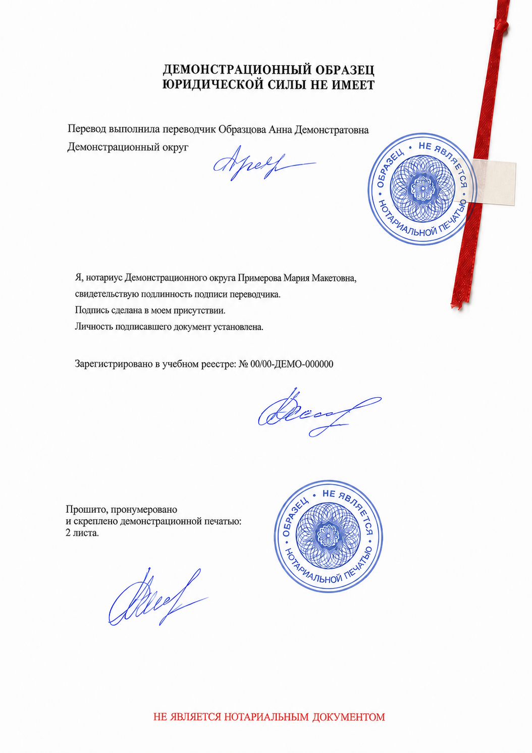 Последняя часть с подписями и печатями